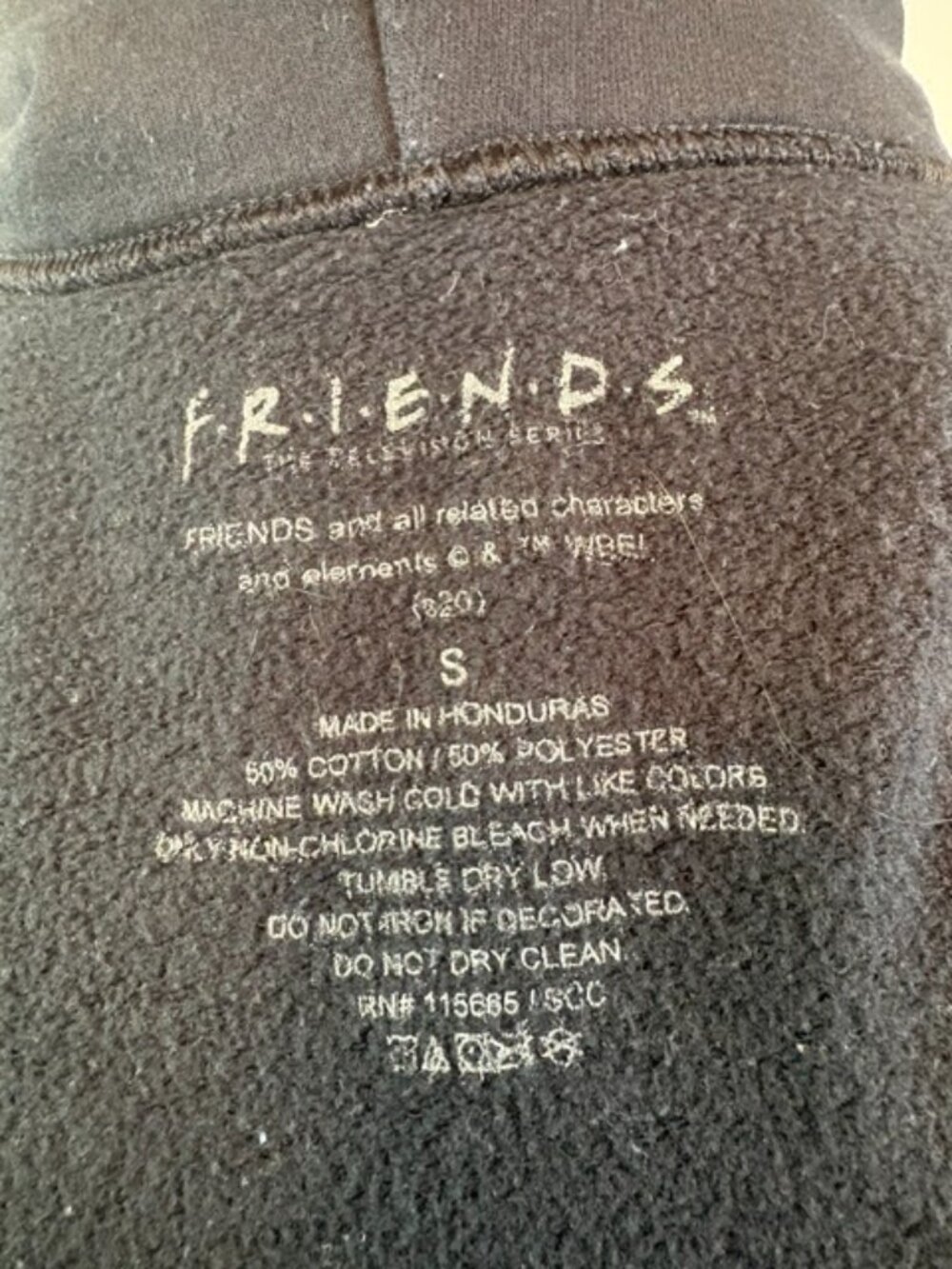 FRIENDS Black hoody sweatshirt - Picture 9 of 9